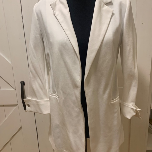 White Suzy Shier Blazer for Women - Picture 2 of 6